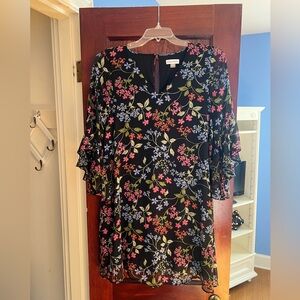 Calvin Klein Black and Pink Dress